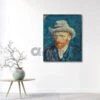 Self Portrait By Vincent Van Gogh Large Size Canvas Painting(Self Portrait By Vincent Van Gogh Large Size 22x28 Inches Canvas Painting High Quality Giclee Print Ready To Hang) -Artociti Sale Store self portrait by vincent van gogh large size canvas painting 22x28 inch 384