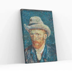 Self Portrait By Vincent Van Gogh Large Size Canvas Painting(Self Portrait By Vincent Van Gogh Large Size 22x28 Inches Canvas Painting High Quality Giclee Print Ready To Hang) -Artociti Sale Store self portrait by vincent van gogh large size canvas painting 22x28 inch 995