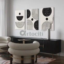 Set Of 3 Abstract Modern Art With Geometric Balance Shapes Bauhaus Art(Copy Of Elegance Defined Set Of 3 Golden Black Graphic Marble Design Abstract Canvas Prints) 15 Set Of 3 Abstract Modern Art With Geometric Balance Shapes Bauhaus Art(Copy Of Elegance Defined Set Of 3 Golden Black Graphic Marble Design Abstract Canvas Prints) -Artociti Sale Store set of 3 abstract modern art with geometric balance shapes bauhaus 30x20 inches 608
