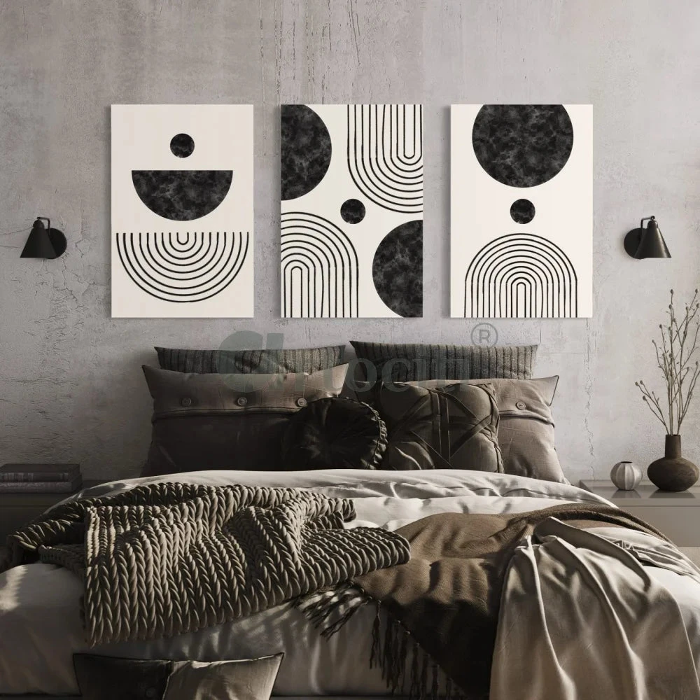 Set Of 3 Abstract Modern Art With Geometric Balance Shapes Bauhaus Art(Copy Of Elegance Defined Set Of 3 Golden Black Graphic Marble Design Abstract Canvas Prints) 3 Set Of 3 Abstract Modern Art With Geometric Balance Shapes Bauhaus Art(Copy Of Elegance Defined Set Of 3 Golden Black Graphic Marble Design Abstract Canvas Prints)