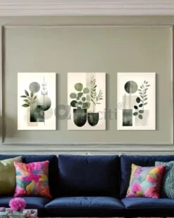 Set Of 3 Minimalist Geometric Floral Boho Chic Canvas Print(Set Of 3 Minimalist Geometric Floral Boho Chic Canvas Print) 10 Set Of 3 Minimalist Geometric Floral Boho Chic Canvas Print(Set Of 3 Minimalist Geometric Floral Boho Chic Canvas Print) -Artociti Sale Store set of 3 minimalist geometric floral boho chic canvas print 18x12 inch 981
