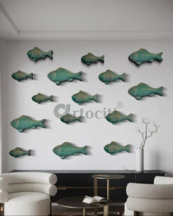 Set Of 3 Ocean Blue Patina Finish Sea Bass Fish Relief Mural Wall Art | Ready To Hang(Set Of 3 Ocean Blue Patina Finish Fish Relief Mural Wall Art Ready To Hang) 15 Set Of 3 Ocean Blue Patina Finish Sea Bass Fish Relief Mural Wall Art | Ready To Hang(Set Of 3 Ocean Blue Patina Finish Fish Relief Mural Wall Art Ready To Hang) -Artociti Sale Store set of 3 ocean blue patina finish sea bass fish relief mural wall art ready to hang bronze 5 316