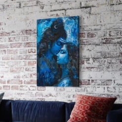 Shiva Shakti Canvas Giclee Print(Shiva Shakti Canvas Giclee Print Divine Power Unleashed Shiv Parvati) -Artociti Sale Store shiva shakti canvas giclee print 684
