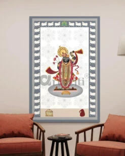 Shreenath Ji Famous Pichwai Canvas Painting (6 Colors)(Elevate Your Space With Lord Shreenath Ji Canvas Giclee Print 6 Stunning Color Choices) 31 Shreenath Ji Famous Pichwai Canvas Painting (6 Colors)(Elevate Your Space With Lord Shreenath Ji Canvas Giclee Print 6 Stunning Color Choices) -Artociti Sale Store shreenath ji famous pichwai canvas painting 6 colors 817