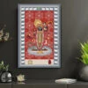 Shreenath Ji Famous Pichwai Canvas Painting (6 Colors)(Elevate Your Space With Lord Shreenath Ji Canvas Giclee Print 6 Stunning Color Choices) -Artociti Sale Store shreenath ji famous pichwai canvas painting 6 colors red 24x16inches 738
