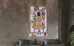 Shreenath Ji PichwaiCanvas Giclee Print Traditional Art 24x16 & 30x20(Multicolor Lord Shreenath Ji Pichwai Canvas Giclee Print Traditional Art Masterpiece In 24x16 30x20 Inche) -Artociti Sale Store shreenath ji pichwai canvas giclee print traditional art 24x16 30x20 497