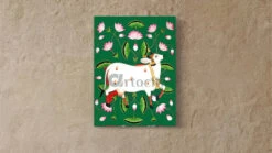 Shreenath Ji Pichwai Cow (Krishna Cow) Traditional Art(Shreenath Ji Pichwai Cow Traditional Artistry With Lotus Touch Ready To Hang) -Artociti Sale Store shreenath ji pichwai cow krishna traditional art 605