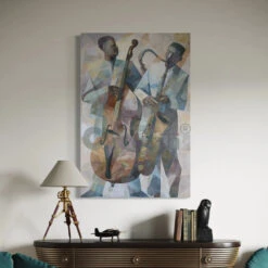 Smooth Jazz Sunday Retro Piano Jazz Art Modern Abstract Canvas Giclee Print(Smooth Jazz Sunday Retro Piano Jazz Art Modern Abstract Canvas Giclee Print) -Artociti Sale Store smooth jazz sunday retro piano art modern abstract canvas giclee print 998