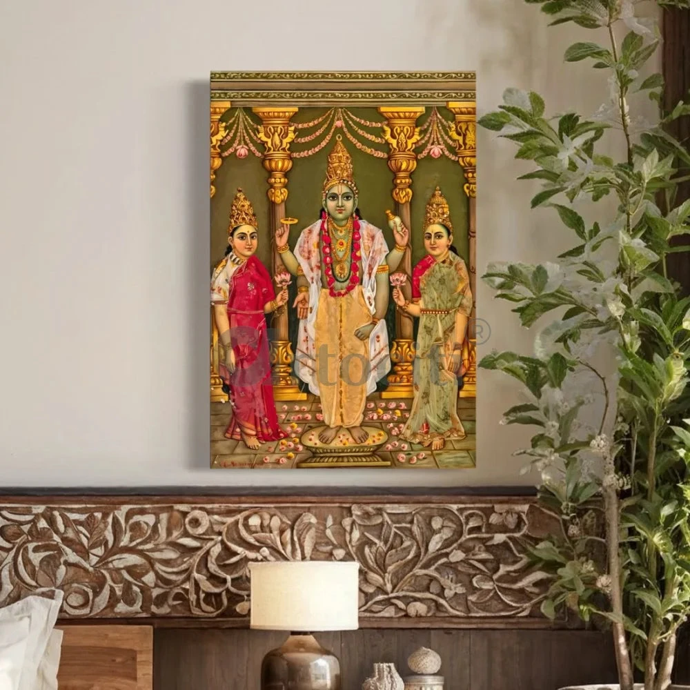 Sri Venkatesa Perumal By Raja Ravi VarmSri Venkatesa Perumal By Raja Ravi Varma Canvas Giclee Print A Canvas Giclee Print | Thirumalai(Sri Venkatesa Perumal By Raja Ravi Varma Canvas Giclee Print Thirumalai) 4 Sri Venkatesa Perumal By Raja Ravi VarmSri Venkatesa Perumal By Raja Ravi Varma Canvas Giclee Print A Canvas Giclee Print | Thirumalai(Sri Venkatesa Perumal By Raja Ravi Varma Canvas Giclee Print Thirumalai) - Image 2