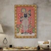 Swaroop Shreenath Ji Pichwai Canvas Giclee Print(Swaroop Shreenath Ji Pichwai Canvas Giclee Print Spiritual Elegance For Your) -Artociti Sale Store swaroop shreenath ji pichwai canvas giclee print 24x16 inch 276