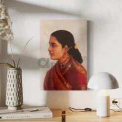 Tara: A Lady From Madras By Raja Ravi Varma Famous Canvas Painting(Tara A Lady From Madras By Raja Ravi Varma Famous Canvas Painting) 11 Tara: A Lady From Madras By Raja Ravi Varma Famous Canvas Painting(Tara A Lady From Madras By Raja Ravi Varma Famous Canvas Painting) -Artociti Sale Store tara a lady from madras by raja ravi varma famous canvas painting 18x12 inch 957