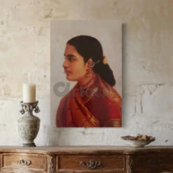 Tara: A Lady From Madras By Raja Ravi Varma Famous Canvas Painting(Tara A Lady From Madras By Raja Ravi Varma Famous Canvas Painting) 12 Tara: A Lady From Madras By Raja Ravi Varma Famous Canvas Painting(Tara A Lady From Madras By Raja Ravi Varma Famous Canvas Painting) -Artociti Sale Store tara a lady from madras by raja ravi varma famous canvas painting 30x20 inch 432