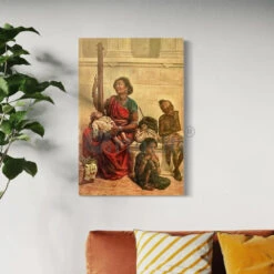 The Gypsies Of South India By Raja Ravi Varma Famous Canvas Painting(The Gypsies Of South India By Raja Ravi Varma Famous Canvas Painting) 11 The Gypsies Of South India By Raja Ravi Varma Famous Canvas Painting(The Gypsies Of South India By Raja Ravi Varma Famous Canvas Painting) -Artociti Sale Store the gypsies of south india by raja ravi varma famous canvas painting 30x20 inch 184