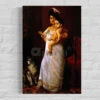 There Comes Papa By Raja Ravi Varma Famous Canvas Painting(There Comes Papa By Raja Ravi Varma Famous Canvas Painting) -Artociti Sale Store there comes papa by raja ravi varma famous canvas painting 24x16 inches verma 698