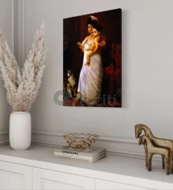 There Comes Papa By Raja Ravi Varma Famous Canvas Painting(There Comes Papa By Raja Ravi Varma Famous Canvas Painting) 11 There Comes Papa By Raja Ravi Varma Famous Canvas Painting(There Comes Papa By Raja Ravi Varma Famous Canvas Painting) -Artociti Sale Store there comes papa by raja ravi varma famous canvas painting verma 899