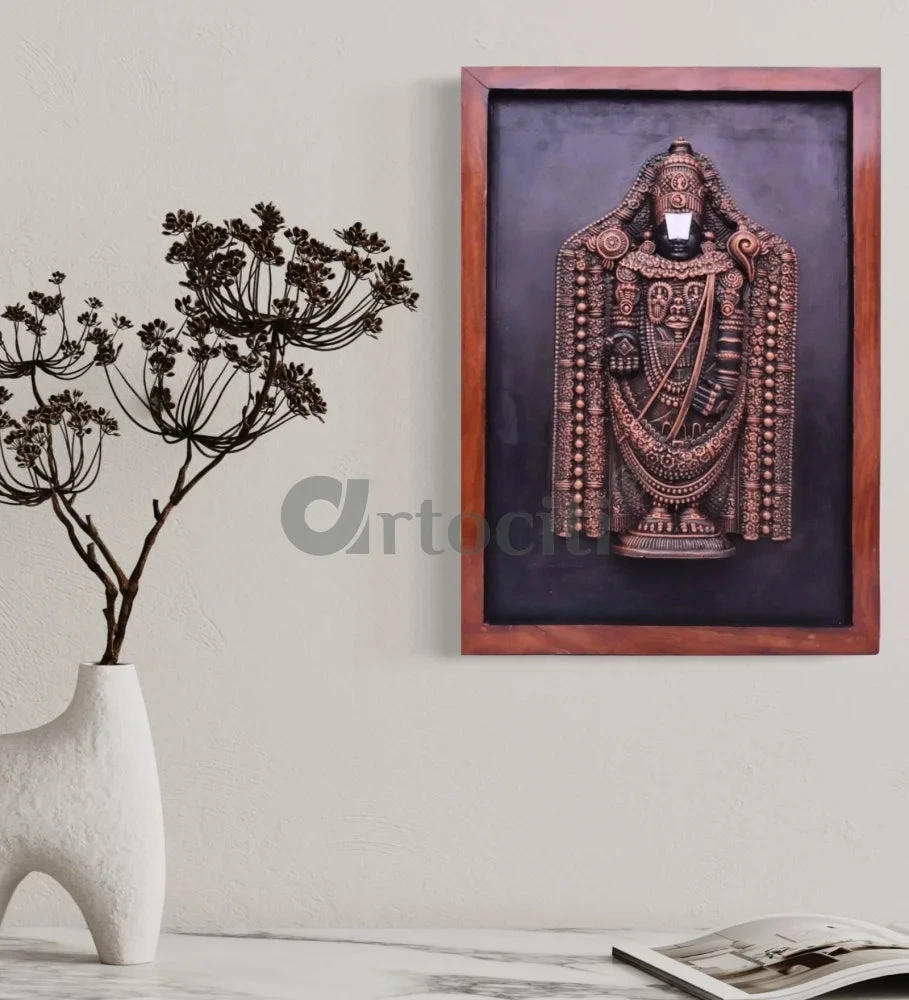 Tirupati Balaji 3D Relief Mural Wall Hanging In Size 18X12 Inches(Tirupati Balaji 3d Relief Mural Wall Hanging In Size 18x12 Inches) 4 Tirupati Balaji 3D Relief Mural Wall Hanging In Size 18X12 Inches(Tirupati Balaji 3d Relief Mural Wall Hanging In Size 18x12 Inches) - Image 3