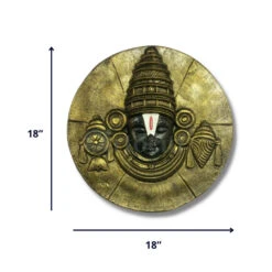 Tirupati Balaji 3D Relief Mural Wall Hanging | Spiritual Wall Art | Unique Wall Decor | Ready To Hang(Tirupati Balaji 3d Relief Mural Wall Hanging) -Artociti Sale Store tirupati balaji 3d relief mural wall hanging spiritual art unique decor ready to hang 792