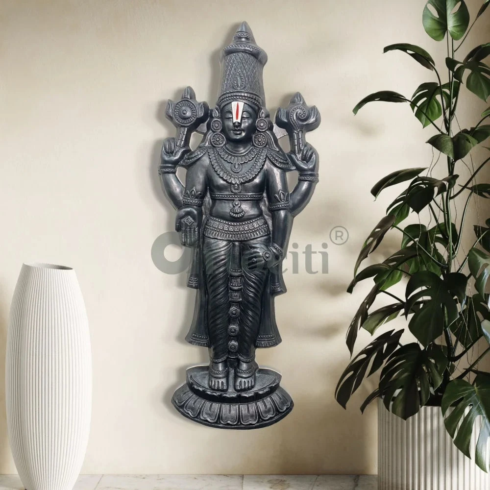 Tirupati Balaji Statue 3D Relief Mural Wall Hanging(5x2 Feet Tirupati Balaji Lord Venkateshwara Statue 3d Relief Mural Wall Hanging Ready To Hang) 9 Tirupati Balaji Statue 3D Relief Mural Wall Hanging(5x2 Feet Tirupati Balaji Lord Venkateshwara Statue 3d Relief Mural Wall Hanging Ready To Hang) - Image 7