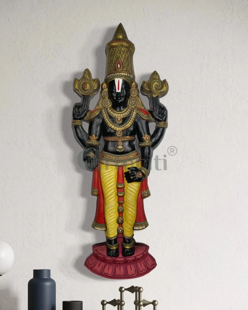 Tirupati Balaji Statue 3D Relief Mural Wall Hanging(5x2 Feet Tirupati Balaji Lord Venkateshwara Statue 3d Relief Mural Wall Hanging Ready To Hang) 17 Tirupati Balaji Statue 3D Relief Mural Wall Hanging(5x2 Feet Tirupati Balaji Lord Venkateshwara Statue 3d Relief Mural Wall Hanging Ready To Hang) - Image 15