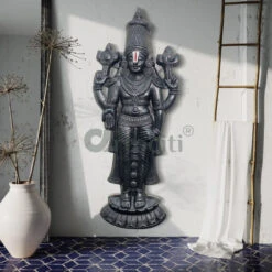 Tirupati Balaji Statue 3D Relief Mural Wall Hanging(5x2 Feet Tirupati Balaji Lord Venkateshwara Statue 3d Relief Mural Wall Hanging Ready To Hang) 29 Tirupati Balaji Statue 3D Relief Mural Wall Hanging(5x2 Feet Tirupati Balaji Lord Venkateshwara Statue 3d Relief Mural Wall Hanging Ready To Hang) -Artociti Sale Store tirupati balaji statue 3d relief mural wall hanging 5x2 feet black 391
