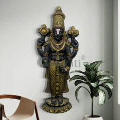 Tirupati Balaji Statue 3D Relief Mural Wall Hanging(5x2 Feet Tirupati Balaji Lord Venkateshwara Statue 3d Relief Mural Wall Hanging Ready To Hang) 31 Tirupati Balaji Statue 3D Relief Mural Wall Hanging(5x2 Feet Tirupati Balaji Lord Venkateshwara Statue 3d Relief Mural Wall Hanging Ready To Hang) -Artociti Sale Store tirupati balaji statue 3d relief mural wall hanging 5x2 feet gold 730