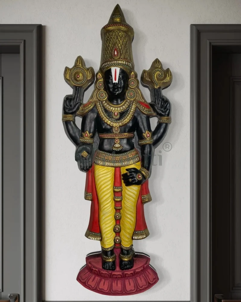 Tirupati Balaji Statue 3D Relief Mural Wall Hanging(5x2 Feet Tirupati Balaji Lord Venkateshwara Statue 3d Relief Mural Wall Hanging Ready To Hang) 18 Tirupati Balaji Statue 3D Relief Mural Wall Hanging(5x2 Feet Tirupati Balaji Lord Venkateshwara Statue 3d Relief Mural Wall Hanging Ready To Hang) - Image 16