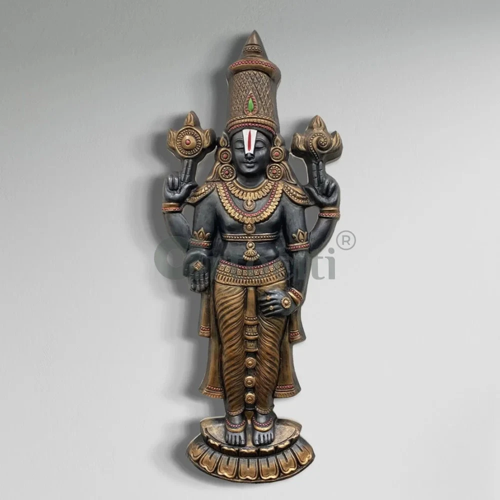 Tirupati Balaji Statue 3D Relief Mural Wall Hanging(5x2 Feet Tirupati Balaji Lord Venkateshwara Statue 3d Relief Mural Wall Hanging Ready To Hang) 7 Tirupati Balaji Statue 3D Relief Mural Wall Hanging(5x2 Feet Tirupati Balaji Lord Venkateshwara Statue 3d Relief Mural Wall Hanging Ready To Hang) - Image 5