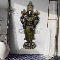 Tirupati Balaji Statue 3D Relief Mural Wall Hanging(5x2 Feet Tirupati Balaji Lord Venkateshwara Statue 3d Relief Mural Wall Hanging Ready To Hang) 30 Tirupati Balaji Statue 3D Relief Mural Wall Hanging(5x2 Feet Tirupati Balaji Lord Venkateshwara Statue 3d Relief Mural Wall Hanging Ready To Hang) -Artociti Sale Store tirupati balaji statue 3d relief mural wall hanging 753