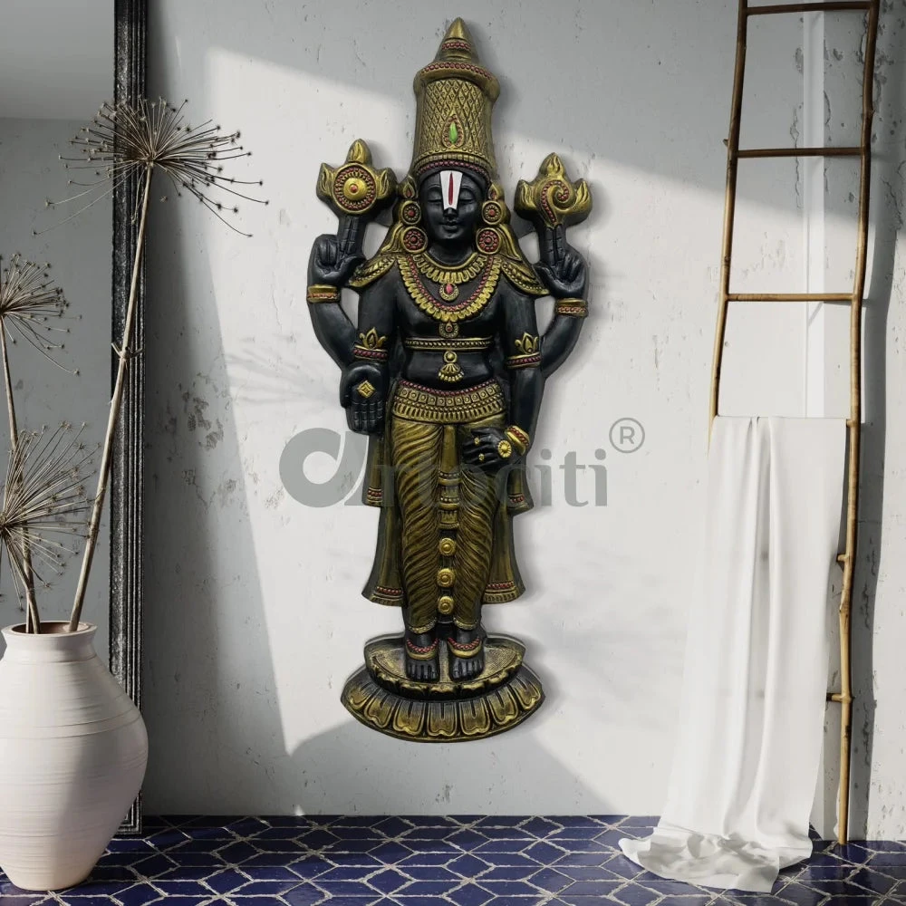 Tirupati Balaji Statue 3D Relief Mural Wall Hanging(5x2 Feet Tirupati Balaji Lord Venkateshwara Statue 3d Relief Mural Wall Hanging Ready To Hang) 13 Tirupati Balaji Statue 3D Relief Mural Wall Hanging(5x2 Feet Tirupati Balaji Lord Venkateshwara Statue 3d Relief Mural Wall Hanging Ready To Hang) - Image 11
