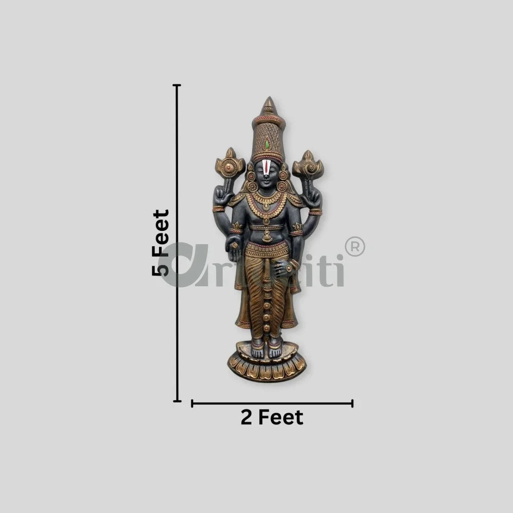 Tirupati Balaji Statue 3D Relief Mural Wall Hanging(5x2 Feet Tirupati Balaji Lord Venkateshwara Statue 3d Relief Mural Wall Hanging Ready To Hang) 16 Tirupati Balaji Statue 3D Relief Mural Wall Hanging(5x2 Feet Tirupati Balaji Lord Venkateshwara Statue 3d Relief Mural Wall Hanging Ready To Hang) - Image 14