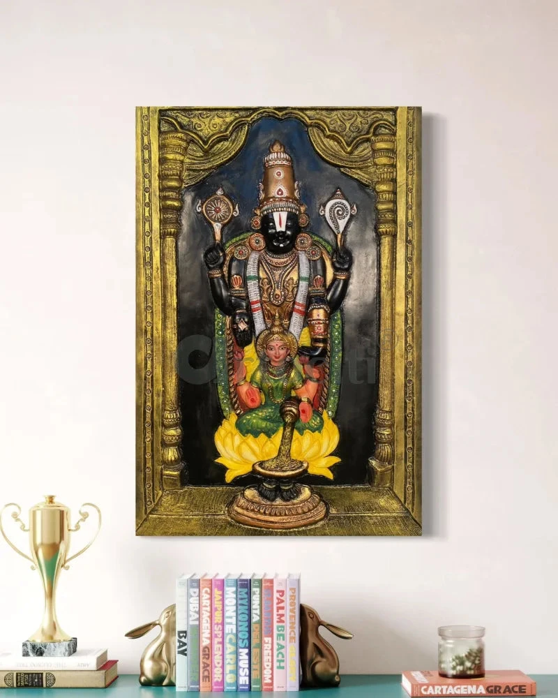 Tirupati Balaji With Goddess Lakshmi 3D Wall Art Relief Mural(Tirupati Balaji 3d Wall Art Relief Mural Spiritual Wall Art Unique Wall Decor) 16 Tirupati Balaji With Goddess Lakshmi 3D Wall Art Relief Mural(Tirupati Balaji 3d Wall Art Relief Mural Spiritual Wall Art Unique Wall Decor) - Image 14