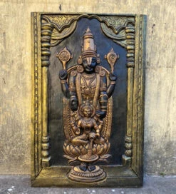 Tirupati Balaji With Goddess Lakshmi 3D Wall Art Relief Mural(Tirupati Balaji 3d Wall Art Relief Mural Spiritual Wall Art Unique Wall Decor) 22 Tirupati Balaji With Goddess Lakshmi 3D Wall Art Relief Mural(Tirupati Balaji 3d Wall Art Relief Mural Spiritual Wall Art Unique Wall Decor) -Artociti Sale Store tirupati balaji with goddess lakshmi 3d wall art relief mural 160