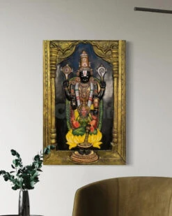 Tirupati Balaji With Goddess Lakshmi 3D Wall Art Relief Mural(Tirupati Balaji 3d Wall Art Relief Mural Spiritual Wall Art Unique Wall Decor) 26 Tirupati Balaji With Goddess Lakshmi 3D Wall Art Relief Mural(Tirupati Balaji 3d Wall Art Relief Mural Spiritual Wall Art Unique Wall Decor) -Artociti Sale Store tirupati balaji with goddess lakshmi 3d wall art relief mural 490
