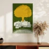 Tree Of Life Green Yellow Pichwai Canvas Print(Tree Of Life Green Yellow Pichwai Canvas Print A Timeless Fusion Of Art And Nature) 2 Tree Of Life Green Yellow Pichwai Canvas Print(Tree Of Life Green Yellow Pichwai Canvas Print A Timeless Fusion Of Art And Nature) -Artociti Sale Store tree of life green yellow pichwai canvas print 24x16 inches 804