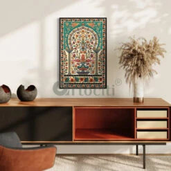 Tree Of Life Persian Wall Art Canvas Print(Eternal Elegance Tree Of Life Persian Wall Art Canvas Print Timeless Beauty For Your Space) -Artociti Sale Store tree of life persian wall art canvas print 563