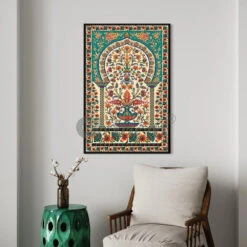 Tree Of Life Persian Wall Art Canvas Print(Eternal Elegance Tree Of Life Persian Wall Art Canvas Print Timeless Beauty For Your Space) -Artociti Sale Store tree of life persian wall art canvas print 608