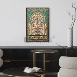 Tree Of Life Persian Wall Art Canvas Print(Eternal Elegance Tree Of Life Persian Wall Art Canvas Print Timeless Beauty For Your Space) -Artociti Sale Store tree of life persian wall art canvas print 872