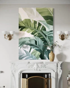 Tropical Banana Leaf Canvas Giclee Print Wall Art(Tropical Banana Leaf Canvas Giclee Print Premium Wall Art Ready To Hang Available In Multiple Sizes) 21 Tropical Banana Leaf Canvas Giclee Print Wall Art(Tropical Banana Leaf Canvas Giclee Print Premium Wall Art Ready To Hang Available In Multiple Sizes) -Artociti Sale Store tropical banana leaf canvas giclee print wall art 283