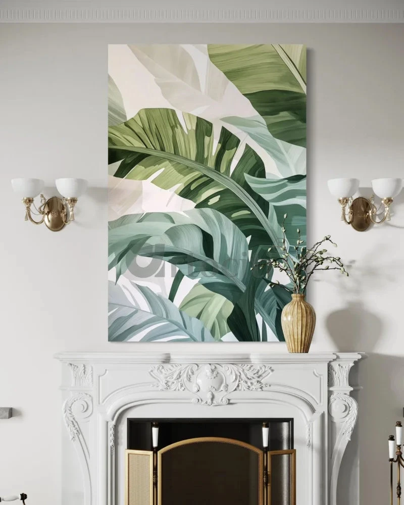 Tropical Banana Leaf Canvas Giclee Print Wall Art(Tropical Banana Leaf Canvas Giclee Print Premium Wall Art Ready To Hang Available In Multiple Sizes) 6 Tropical Banana Leaf Canvas Giclee Print Wall Art(Tropical Banana Leaf Canvas Giclee Print Premium Wall Art Ready To Hang Available In Multiple Sizes) - Image 4