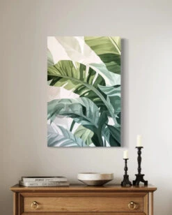 Tropical Banana Leaf Canvas Giclee Print Wall Art(Tropical Banana Leaf Canvas Giclee Print Premium Wall Art Ready To Hang Available In Multiple Sizes) 22 Tropical Banana Leaf Canvas Giclee Print Wall Art(Tropical Banana Leaf Canvas Giclee Print Premium Wall Art Ready To Hang Available In Multiple Sizes) -Artociti Sale Store tropical banana leaf canvas giclee print wall art 378