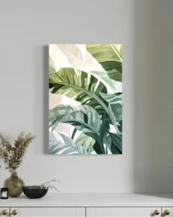 Tropical Banana Leaf Canvas Giclee Print Wall Art(Tropical Banana Leaf Canvas Giclee Print Premium Wall Art Ready To Hang Available In Multiple Sizes) 23 Tropical Banana Leaf Canvas Giclee Print Wall Art(Tropical Banana Leaf Canvas Giclee Print Premium Wall Art Ready To Hang Available In Multiple Sizes) -Artociti Sale Store tropical banana leaf canvas giclee print wall art 780