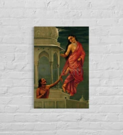 Urvashi Abandons Pururavas By Raja Ravi Varma - Famous Canvas Painting(Urvashi Abandons Pururavas By Raja Ravi Varma Famous Canvas Painting)