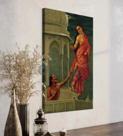 Urvashi Abandons Pururavas By Raja Ravi Varma - Famous Canvas Painting(Urvashi Abandons Pururavas By Raja Ravi Varma Famous Canvas Painting) -Artociti Sale Store urvashi abandons pururavas by raja ravi varma famous canvas painting verma 501