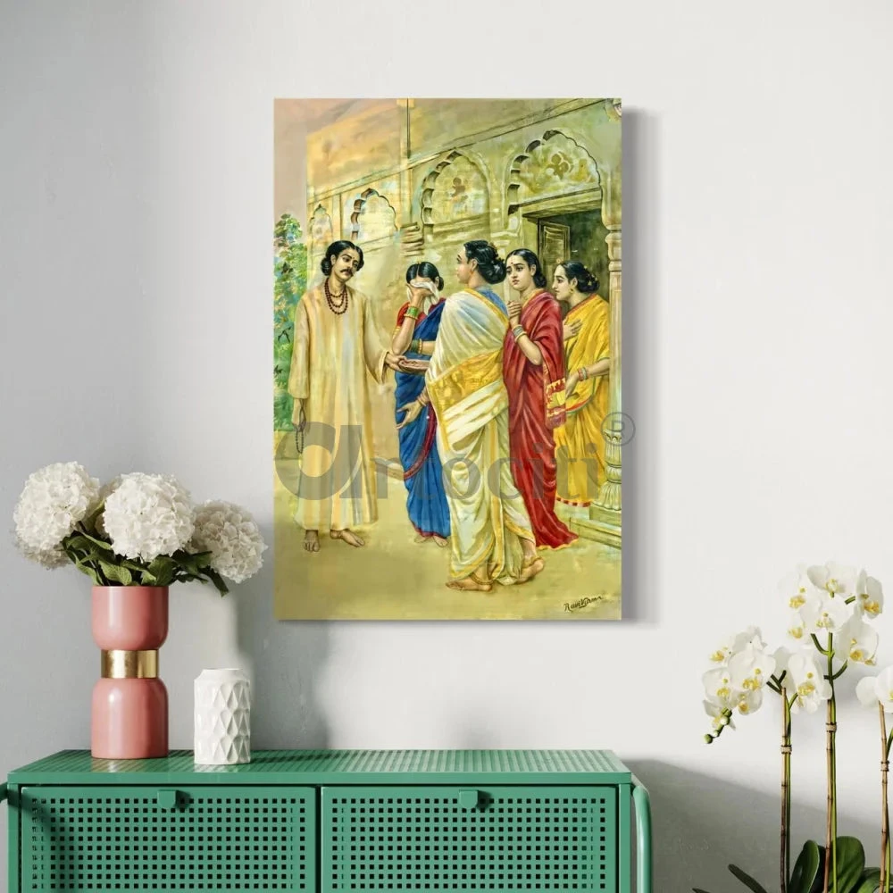 Yogi Gopichandra By Raja Ravi Varma Famous Canvas Painting(Yogi Gopichandra By Raja Ravi Varma Famous Canvas Painting) 5 Yogi Gopichandra By Raja Ravi Varma Famous Canvas Painting(Yogi Gopichandra By Raja Ravi Varma Famous Canvas Painting) - Image 3