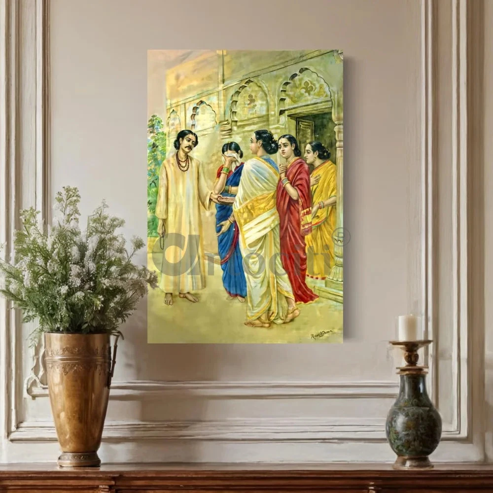 Yogi Gopichandra By Raja Ravi Varma Famous Canvas Painting(Yogi Gopichandra By Raja Ravi Varma Famous Canvas Painting) 4 Yogi Gopichandra By Raja Ravi Varma Famous Canvas Painting(Yogi Gopichandra By Raja Ravi Varma Famous Canvas Painting) - Image 2